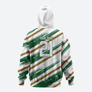 2026 Rugby Nations Series Custom Zimbabwe Zip Hoodie Great Sables Zimbabwe