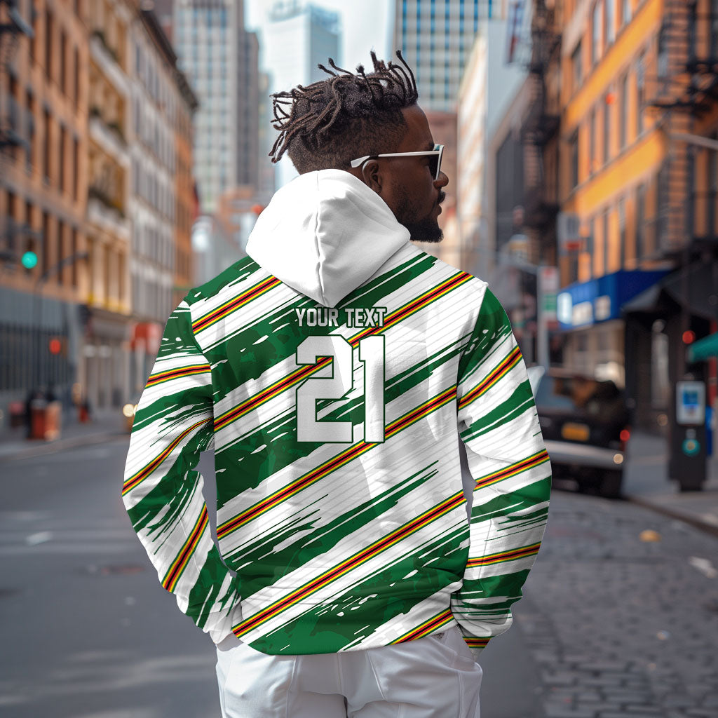 2026 Rugby Nations Series Custom Zimbabwe Zip Hoodie Great Sables Zimbabwe