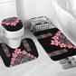 Africa Adenium Multiflorum Flowers Bathroom Set Mix Native Tribal Pattern