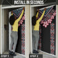 Africa Adenium Multiflorum Flowers Door Cover Mix Native Tribal Pattern