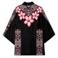 Africa Adenium Multiflorum Flowers Kimono Mix Native Tribal Pattern