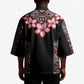 Africa Adenium Multiflorum Flowers Kimono Mix Native Tribal Pattern