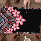 Africa Adenium Multiflorum Flowers Puzzle Mix Native Tribal Pattern