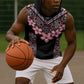Afro Adenium Multiflorum Flowers Sleeveless Hoodie Mix Native Tribal Pattern - African Pride