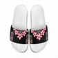 Africa Adenium Multiflorum Flowers Slide Sandals Mix Native Tribal Pattern