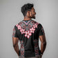 Afro Adenium Multiflorum Flowers T shirt Mix Native Tribal Pattern