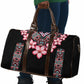 Africa Adenium Multiflorum Flowers Travel Bag Mix Native Tribal Pattern