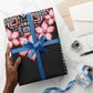Africa Adenium Multiflorum Flowers Wrapping Paper Mix Native Tribal Pattern - African Pride