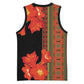 Afro Beauty Clivia Miniata Flowers Basketball Jersey - African Pride