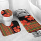 Africa Beauty Clivia Miniata Flowers Bathroom Set