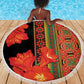 Afro Beauty Clivia Miniata Flowers Beach Blanket