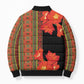 Africa Beauty Clivia Miniata Flowers Bomber Puffer Jacket