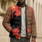 Africa Beauty Clivia Miniata Flowers Bomber Puffer Jacket