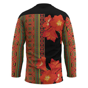 Africa Beauty Clivia Miniata Flowers Hockey Jersey