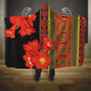 Afro Beauty Clivia Miniata Flowers Hooded Blanket