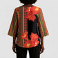 Africa Beauty Clivia Miniata Flowers Kimono Sleeve Blouse