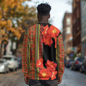 Afro Beauty Clivia Miniata Flowers Long Sleeve Shirt LT9