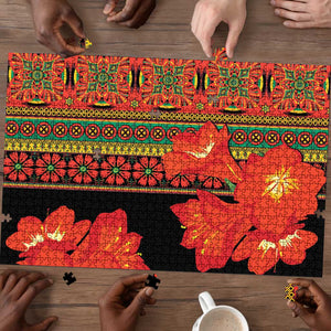 Africa Beauty Clivia Miniata Flowers Puzzle