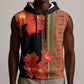 Afro Beauty Clivia Miniata Flowers Sleeveless Zip Hoodie - African Pride