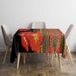Afro Beauty Clivia Miniata Flowers Tablecloth
