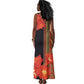 Afro Beauty Clivia Miniata Flowers Tank Maxi Dress