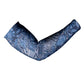 Africa Floral mix Maasai Shuka Arm Sleeves Blue Moitf