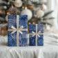 Africa Floral mix Maasai Shuka Wrapping Paper Blue Moitf - African Pride
