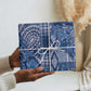 Africa Floral mix Maasai Shuka Wrapping Paper Blue Moitf - African Pride