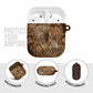 Africa Floral mix Maasai Shuka AirPods Case Gold Moitf