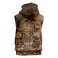 Afro Floral mix Maasai Shuka Sleeveless Hoodie Gold Moitf - African Pride