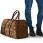Africa Floral mix Maasai Shuka Travel Bag Gold Moitf