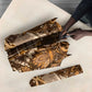 Africa Floral mix Maasai Shuka Umbrella Gold Moitf