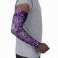 Africa Floral mix Maasai Shuka Arm Sleeves Purple Moitf