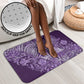 Africa Floral mix Maasai Shuka Bathroom Set Purple Moitf