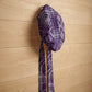 Africa Floral mix Maasai Shuka Easy Headwrap Purple Moitf