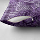 Africa Floral mix Maasai Shuka Pillow Cover Purple Moitf