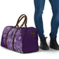 Africa Floral mix Maasai Shuka Travel Bag Purple Moitf
