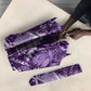 Africa Floral mix Maasai Shuka Umbrella Purple Moitf