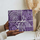 Africa Floral mix Maasai Shuka Wrapping Paper Purple Moitf - African Pride