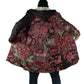 Africa Floral mix Maasai Shuka Cloak Red Moitf