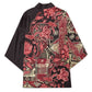 Africa Floral mix Maasai Shuka Kimono Red Moitf