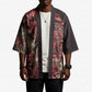 Africa Floral mix Maasai Shuka Kimono Red Moitf