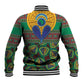 Afro Pattern Traditional Kanga Style Baseball Jacket LT9
