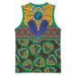 Afro Pattern Traditional Kanga Style Basketball Jersey - African Pride