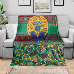 Afro Pattern Traditional Kanga Style Blanket