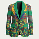 African Pattern Traditional Kanga Style Blazer