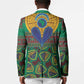 African Pattern Traditional Kanga Style Blazer