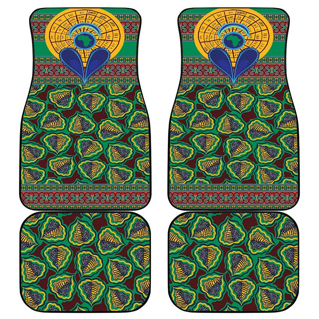 Afro Pattern Traditional Kanga Style Car Mats