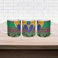 African Pattern Traditional Kanga Style Ceramic Mug