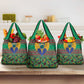 Afro Pattern Traditional Kanga Style Grocery Bag